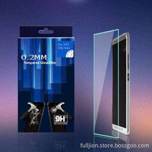 Premium Glass Screen Protector for HTC ONE MAX, Protects Your Screen from Scratches and Drop